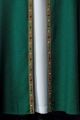Kapa liturgiczna zielona z haftem IHS - S-3067-01-70 - HAF S-3067-01-70 - Dewocjonalia P.H. Jakóbczak - Katolicki sklep liturgiczny i hurtownia