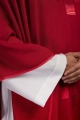 Ornat czerwony z haftowanymi krzyżami - HA7033-02 - HAF HA7033-02 - Dewocjonalia P.H. Jakóbczak - Katolicki sklep liturgiczny i hurtownia
