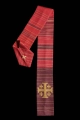 Ornat czerwony z nadrukiem krzyża jerozolimskiego - KOD/7001/02/40 - HAF KOD/7001/02/40 - Dewocjonalia P.H. Jakóbczak - Katolicki sklep liturgiczny i hurtownia