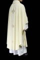 Ornat ecru z haftowanymi krzyżami - HA7033-05 - HAF HA7033-05 - Dewocjonalia P.H. Jakóbczak - Katolicki sklep liturgiczny i hurtownia
