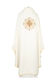 Ornat ecru z haftem IHS i kielichem eucharystycznym - KDT/7071/05/01 - HAF KDT/7071/05/01 - Dewocjonalia P.H. Jakóbczak - Katolicki sklep liturgiczny i hurtownia