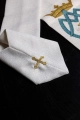 Ornat ecru z nadrukiem lilii i motywem maryjnym - KOD/7002/05/40 - HAF KOD/7002/05/40 - Dewocjonalia P.H. Jakóbczak - Katolicki sklep liturgiczny i hurtownia