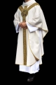Ornat ecru z nadrukiem PAX - KOD/7009/05/40 - HAF KOD/7009/05/40 - Dewocjonalia P.H. Jakóbczak - Katolicki sklep liturgiczny i hurtownia