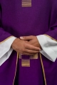 Ornat fioletowy z haftowanymi krzyżami - HA7011-03 - HAF HA7011-03 - Dewocjonalia P.H. Jakóbczak - Katolicki sklep liturgiczny i hurtownia