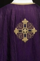 Ornat fioletowy z haftowanym krzyżem - KOA/006/03/99 - HAF KOA/006/03/99 - Dewocjonalia P.H. Jakóbczak - Katolicki sklep liturgiczny i hurtownia
