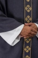 Ornat fioletowy z haftowanym pasem z motywem krzyża - S-7069-03-70 - HAF S-7069-03-70 - Dewocjonalia P.H. Jakóbczak - Katolicki sklep liturgiczny i hurtownia