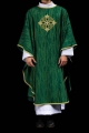 Ornat zielony z haftowanym krzyżem - KOA/006/01/99 - HAF KOA/006/01/99 - Dewocjonalia P.H. Jakóbczak - Katolicki sklep liturgiczny i hurtownia