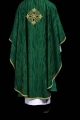 Ornat zielony z haftowanym krzyżem - KOA/006/01/99 - HAF KOA/006/01/99 - Dewocjonalia P.H. Jakóbczak - Katolicki sklep liturgiczny i hurtownia