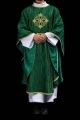 Ornat zielony z haftowanym krzyżem - KOA/006/01/99 - HAF KOA/006/01/99 - Dewocjonalia P.H. Jakóbczak - Katolicki sklep liturgiczny i hurtownia