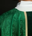 Ornat zielony z haftowanym pasem z motywem krzyża - KOA/007/01/98 - HAF KOA/007/01/98 - Dewocjonalia P.H. Jakóbczak - Katolicki sklep liturgiczny i hurtownia