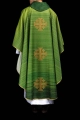 Ornat zielony z nadrukiem krzyża jerozolimskiego - KOD/7001/01/40 - HAF KOD/7001/01/40 - Dewocjonalia P.H. Jakóbczak - Katolicki sklep liturgiczny i hurtownia