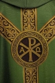 Ornat zielony z nadrukiem PAX - KOD/7009/01/40 - HAF KOD/7009/01/40 - Dewocjonalia P.H. Jakóbczak - Katolicki sklep liturgiczny i hurtownia