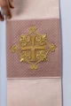 Aksamitna stuła kapłańska różowa z haftowanym krzyżem - LE/2029/08 - HAF LE/2029/08 - Dewocjonalia P.H. Jakóbczak - Katolicki sklep liturgiczny i hurtownia