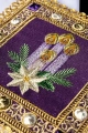 Fioletowy bawełniany komplet bielizny kielichowej z haftem kielicha eucharystycznego - S-5576/03 - HAF S-5576/03 - Dewocjonalia P.H. Jakóbczak - Katolicki sklep liturgiczny i hurtownia