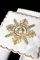 Biały komplet bielizny kielichowej z haftem Alfa i Omega - KDT/5031/04 - HAF KDT/5031/04 - Dewocjonalia P.H. Jakóbczak - Katolicki sklep liturgiczny i hurtownia