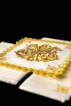 Biały komplet bielizny kielichowej z haftem maryjnym - HA/5012 - HAF HA/5012 - Dewocjonalia P.H. Jakóbczak - Katolicki sklep liturgiczny i hurtownia