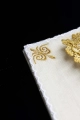 Biały komplet bielizny kielichowej z haftem maryjnym i kielichem eucharystycznym - HA/5014 - HAF HA/5014 - Dewocjonalia P.H. Jakóbczak - Katolicki sklep liturgiczny i hurtownia