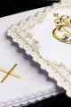 Biały komplet bielizny kielichowej z haftem maryjnym - S-5564 - HAF S-5564 - Dewocjonalia P.H. Jakóbczak - Katolicki sklep liturgiczny i hurtownia