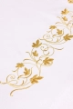 Złoty obrus ołtarzowy z haftem IHS, 150 x 300 cm - S-8851-04 150*300 - HAF S-8851-04 150*300 - Dewocjonalia P.H. Jakóbczak - Katolicki sklep liturgiczny i hurtownia