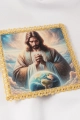 Palka z wizerunkiem Chrystusa Króla Wszechświata - KDT/5571/S/5 - HAF KDT/5571/S/5 - Dewocjonalia P.H. Jakóbczak - Katolicki sklep liturgiczny i hurtownia