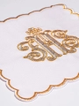 Zestaw palek kielichowych z haftowanym symbolem IHS w czterech kolorach liturgicznych - KPA4/072 - HAF KPA4/072 - Dewocjonalia P.H. Jakóbczak - Katolicki sklep liturgiczny i hurtownia