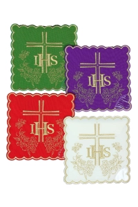 Zestaw czterech palek liturgicznych z symbolem IHS - KPA4/156