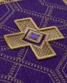 Zestaw czterech palek ze złotym haftem - KPA4/185 - HAF KPA4/185 - Dewocjonalia P.H. Jakóbczak - Katolicki sklep liturgiczny i hurtownia