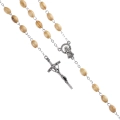 Różaniec - drewno oliwne - 8 mm - pudełko - JS PR379 - Dewocjonalia P.H. Jakóbczak - Katolicki sklep liturgiczny i hurtownia