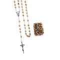 Różaniec - drewno  oliwne - 6 mm - pudełko - JS PR355 - Dewocjonalia P.H. Jakóbczak - Katolicki sklep liturgiczny i hurtownia