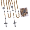 Różaniec - drewno oliwne - JS PR900 - Dewocjonalia P.H. Jakóbczak - Katolicki sklep liturgiczny i hurtownia