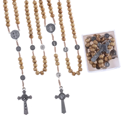 Różaniec - drewno oliwne - JS PR900 - Dewocjonalia P.H. Jakóbczak - Katolicki sklep liturgiczny i hurtownia