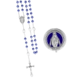Różaniec - 6 mm - Matka Boża Niepokalana - ozdobne opakowanie z lusterkiem - JS R1616MB - Dewocjonalia P.H. Jakóbczak - Katolicki sklep liturgiczny i hurtownia