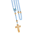 Różaniec - 8 mm - Matka Boża Fatimska - ozdobne opakowanie - Kids - R1569-0 - Dewocjonalia P.H. Jakóbczak - Katolicki sklep liturgiczny i hurtownia