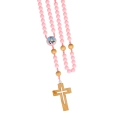 Różaniec - 8 mm - Matka Boża Fatimska - ozdobne opakowanie - Kids - R1569-0 - Dewocjonalia P.H. Jakóbczak - Katolicki sklep liturgiczny i hurtownia