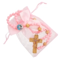 Różaniec - 8 mm - Matka Boża Fatimska - ozdobne opakowanie - Kids - R1569-0 - Dewocjonalia P.H. Jakóbczak - Katolicki sklep liturgiczny i hurtownia