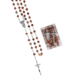 Różaniec - 6 mm - ozdobne opakowanie - Intencje - Wizerunki Świętych - MIX - JS FLR1131 - Dewocjonalia P.H. Jakóbczak - Katolicki sklep liturgiczny i hurtownia
