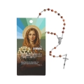 Różaniec - 6 mm - ozdobne opakowanie - Intencje - Wizerunki Świętych - MIX - JS FLR1131 - Dewocjonalia P.H. Jakóbczak - Katolicki sklep liturgiczny i hurtownia