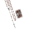 Różaniec - 6 mm - ozdobne opakowanie - Intencje - Wizerunki Świętych - MIX - JS FLR1131 - Dewocjonalia P.H. Jakóbczak - Katolicki sklep liturgiczny i hurtownia