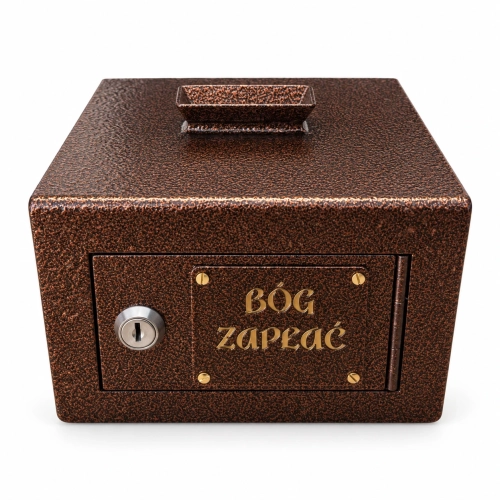 Skarbonka ścienna - pozioma - JM PA-2 - Dewocjonalia P.H. Jakóbczak - Katolicki sklep liturgiczny i hurtownia