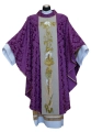 Ornat fioletowy z haftem eucharystycznym