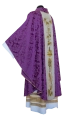 Ornat fioletowy z haftem eucharystycznym