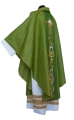 Zielony ornat z jedwabiem i wiskozą