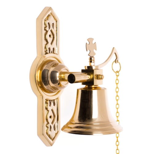 Sygnaturka mosiężna - dzwonek wiszący - JS F-64 - Dewocjonalia P.H. Jakóbczak - Katolicki sklep liturgiczny i hurtownia