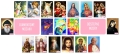 Wyklejanka - 78 x 95 cm - św. Charbel - Diamentowa Mozaika - DIY - JS S9012 - Dewocjonalia P.H. Jakóbczak - Katolicki sklep liturgiczny i hurtownia
