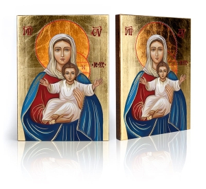 Ikona Religijna Matka Boża Tronująca