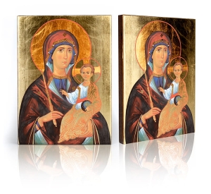 Ikona Religijna Matka Boża Władająca z Dzieciątkiem Jezus