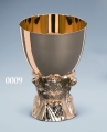 Kielich - odlew - P, Jezus + 2 uczniowie, duża czara - DOB 0009 - Dewocjonalia P.H. Jakóbczak - Katolicki sklep liturgiczny i hurtownia