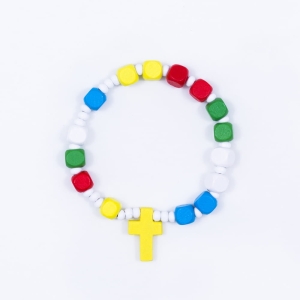 Bransoletka dziesiątka różańca - misyjna