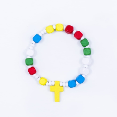  Bransoletka dziesiątka różańca - misyjna