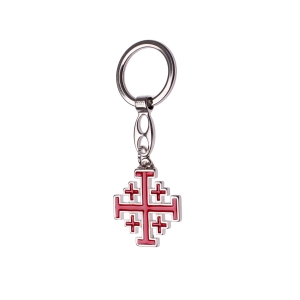 Brelok z krzyżem jerozolimskim